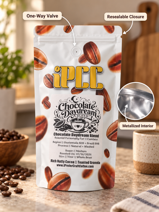 How to store coffee beans properly using the bag's built-in features
