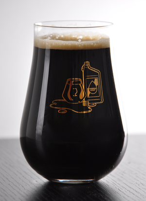 Motor Oil Imperial Stout Glass | Pastry Stout Beer Glass | 14oz