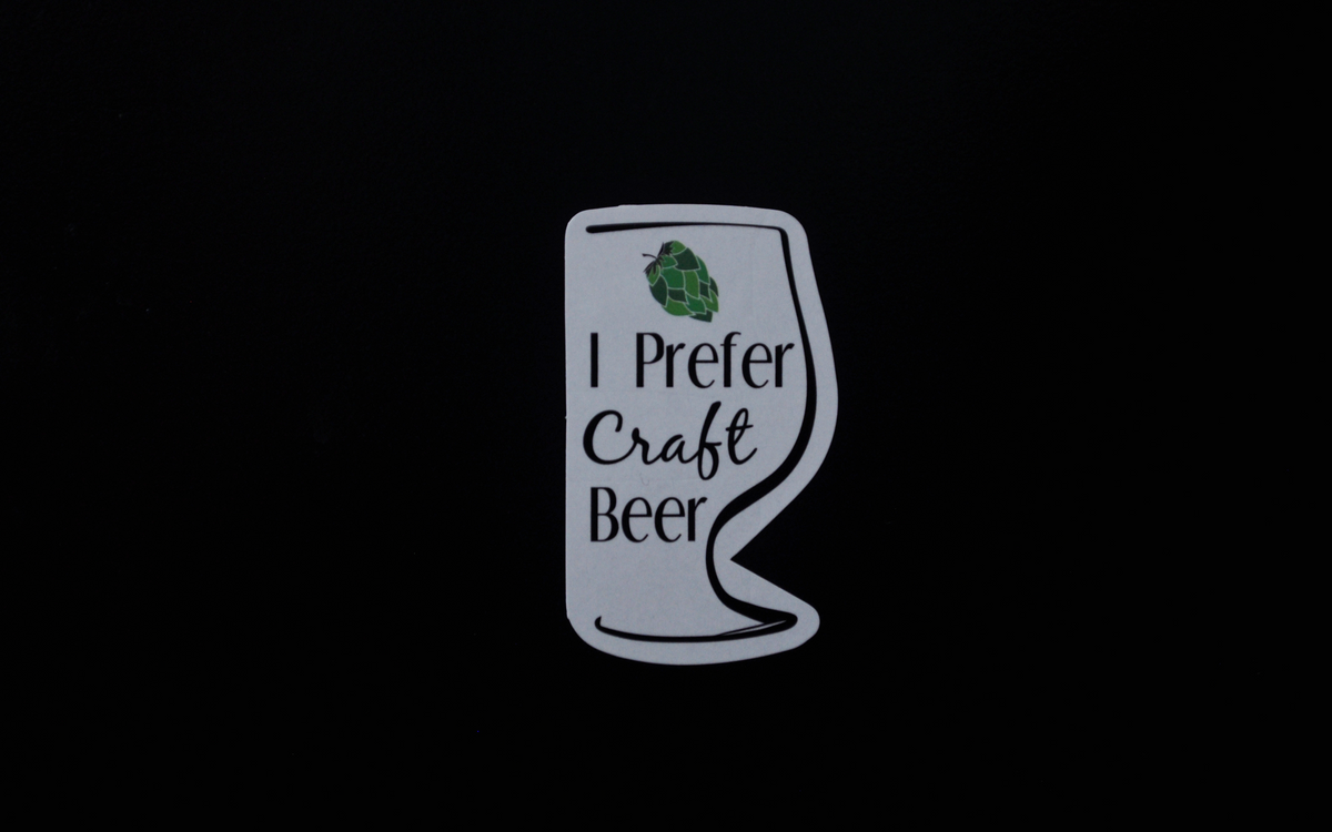 Die Cut Beer Stickers