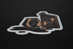 Motor Oil Imperial Stout Stickers and Craft Beer Stickers